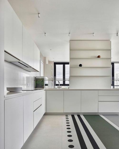 Светлый минималистский интерьер, в котором нет ничего лишнего. 04