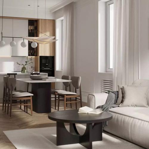 Деревянные элементы делают интерьер ближе к природе, а оригинальность их использования подчеркивает профессионализм дизайнера. 07