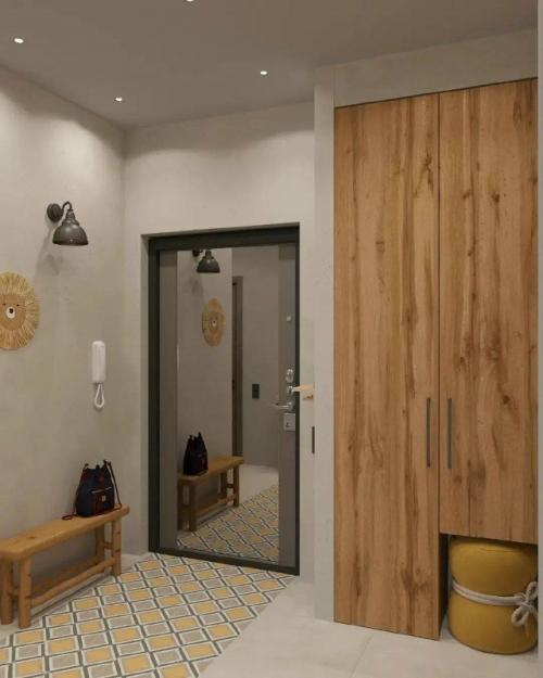 Интерьер квартиры площадью 50 кв. 01