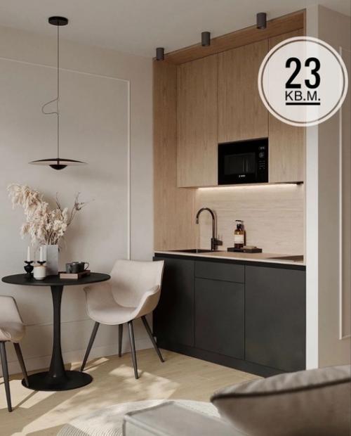 Квартира - студия, общей площадью - 23 кв.