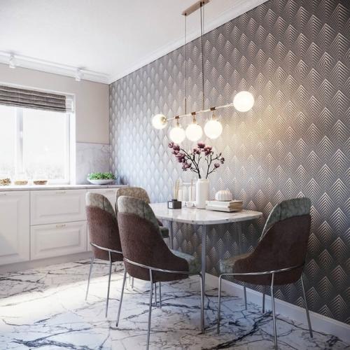 Дизайн кухни в доме старого фонда. 01