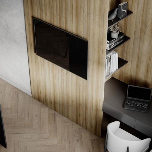 Кухня - гостиная площадью 17 кв. 04