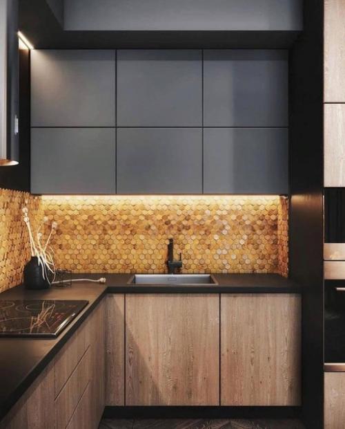 Шоколадная Красавица. Дизайн квартиры в темных тонах. 02