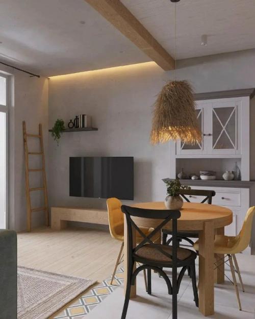 Интерьер квартиры площадью 50 кв. 06