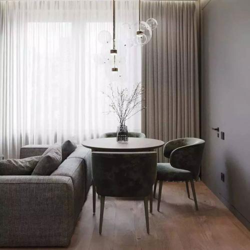 Кухня - гостиная в современном стиле. 06