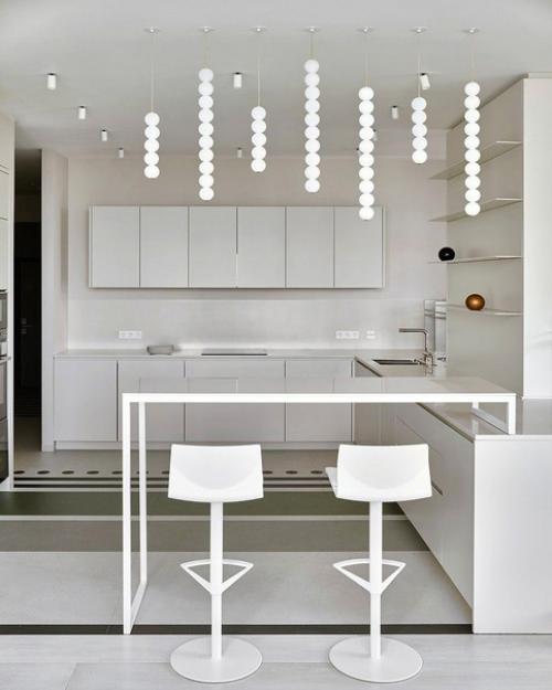 Светлый минималистский интерьер, в котором нет ничего лишнего. 07