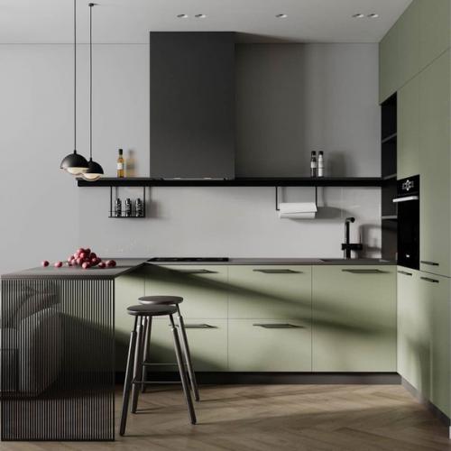 Кухня - гостиная площадью 17 кв. 01