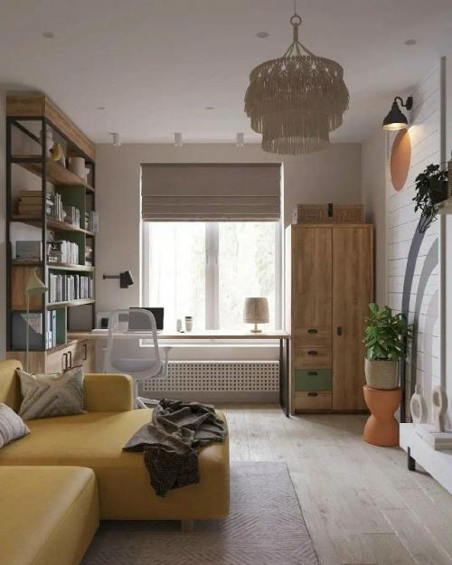 Интерьер квартиры площадью 50 кв. 05