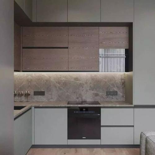 Кухня - гостиная в современном стиле. 01