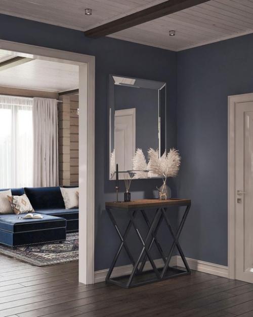 Прихожая в загородном доме. 02