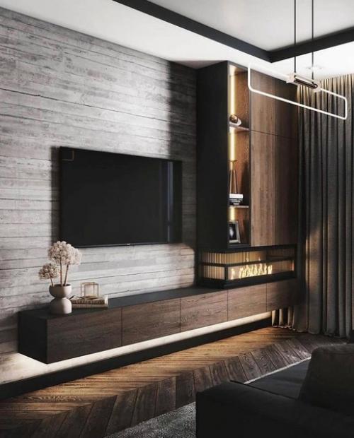 Шоколадная Красавица. Дизайн квартиры в темных тонах. 05