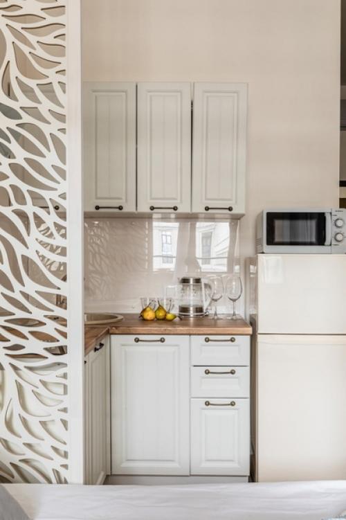 Крошечная студия с удобной планировкой.