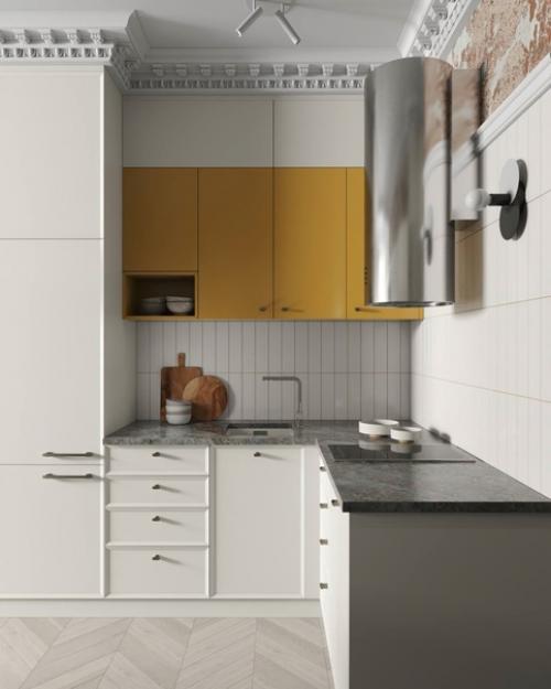 Современный интерьер с нотками классической элегантности и богемного шика.