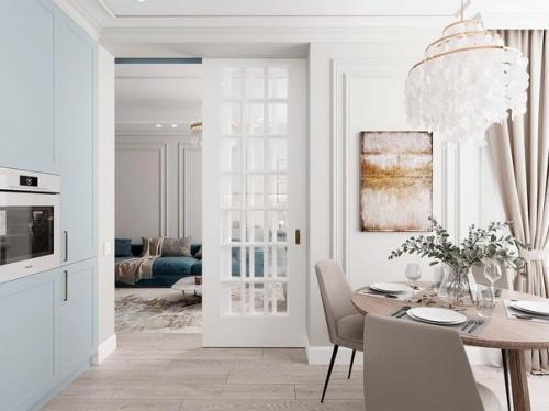 Дизайн кухни, гостиной и прихожей. 02