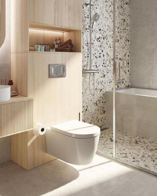 Ванная комната в светлых оттенках. 03