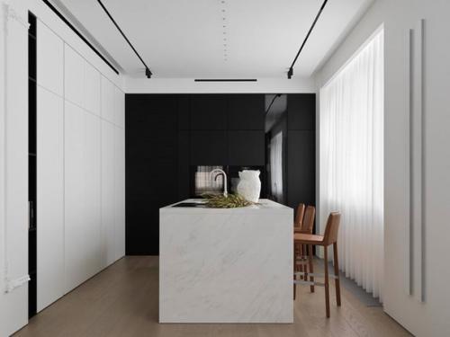 Лаконичные функциональные апартаменты с настроением бутик - отеля, площадью - 61 кв. 05