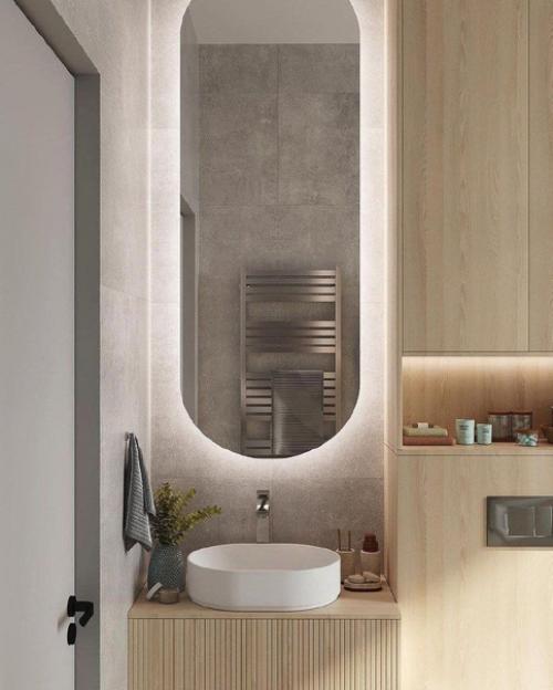 Ванная комната в светлых оттенках. 04