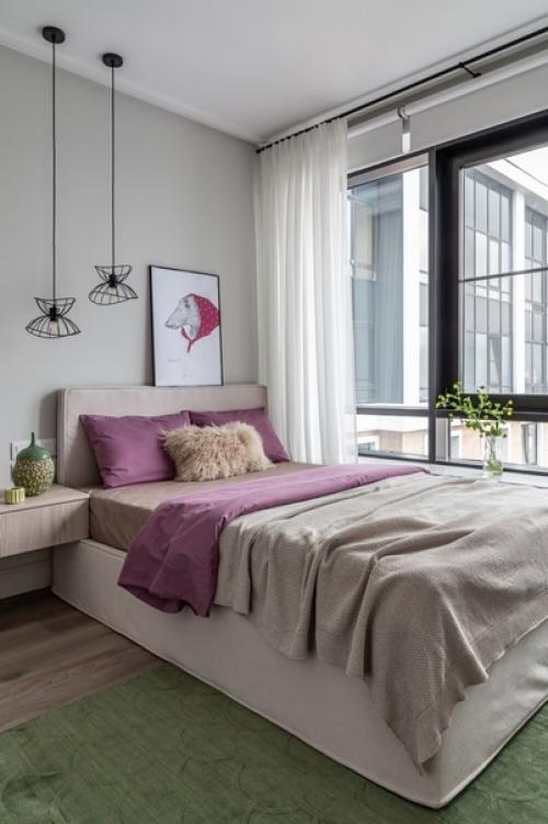 Трехкомнатная квартира в спокойных светлых тонах. 02