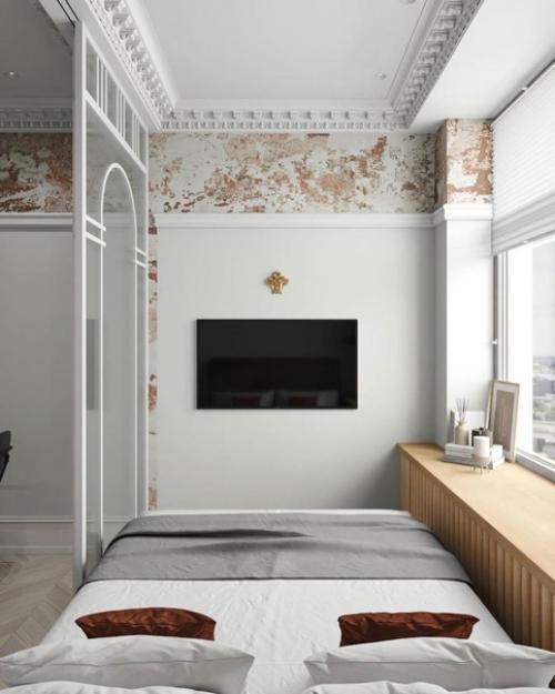 Современный интерьер с нотками классической элегантности и богемного шика. 07