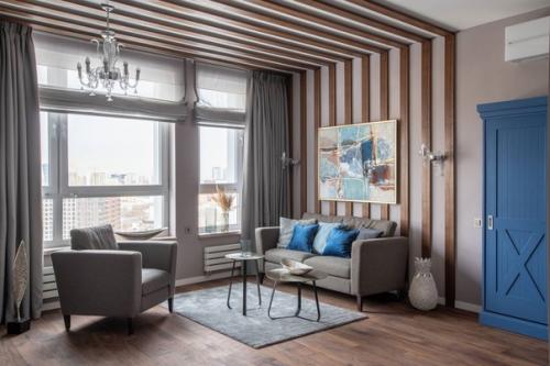 Современная интерпретация стиля кантри в интерьере 3-х комнатной квартиры, площадью - 120 кв. 04