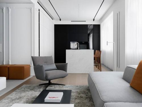 Лаконичные функциональные апартаменты с настроением бутик - отеля, площадью - 61 кв. 09
