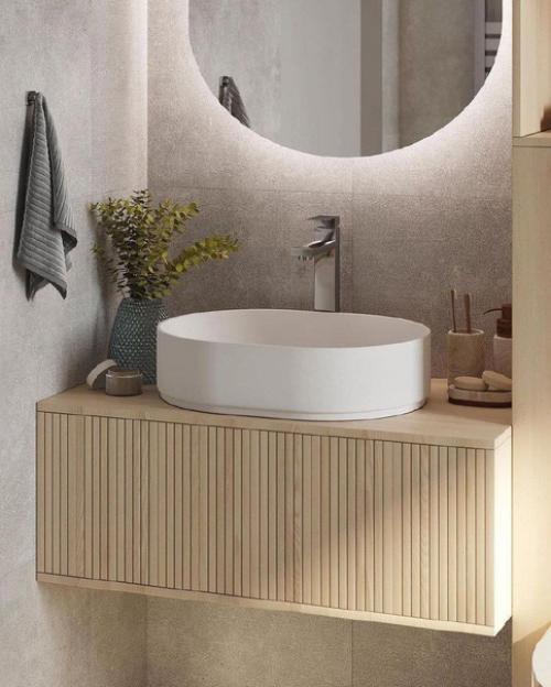 Ванная комната в светлых оттенках. 08