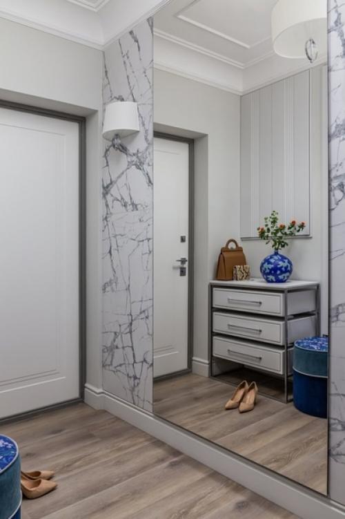 Трехкомнатная квартира в спокойных светлых тонах. 08