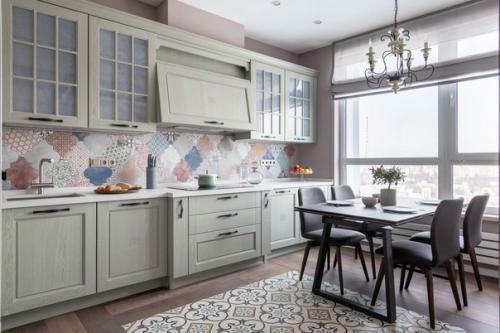 Современная интерпретация стиля кантри в интерьере 3-х комнатной квартиры, площадью - 120 кв.