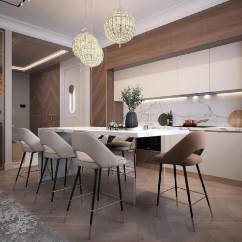 Гостиная, кухня и прихожая из одного проекта. 03