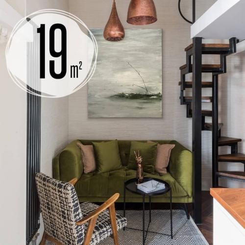 Очень маленькая, но красивая квартира.