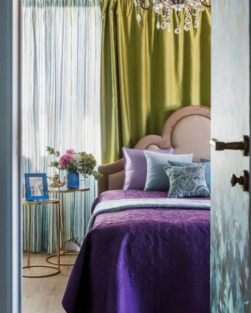 Дом в стиле Фьюжн и с голубыми акцентами. 02