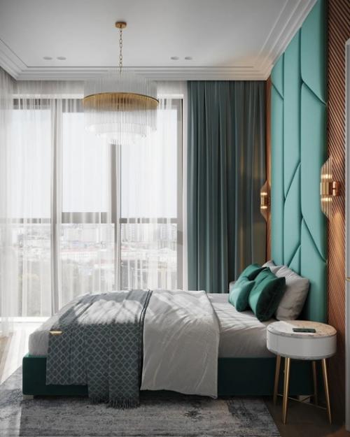 Спальня с выходом в гардеробную и мастер ванную. 04