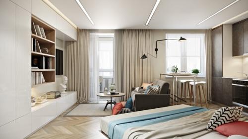 Дизайн студии 38 кв. 01