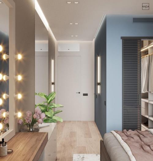 Спальня с гардеробом. 03