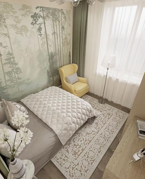 Маленькая, уютная спальня. 01