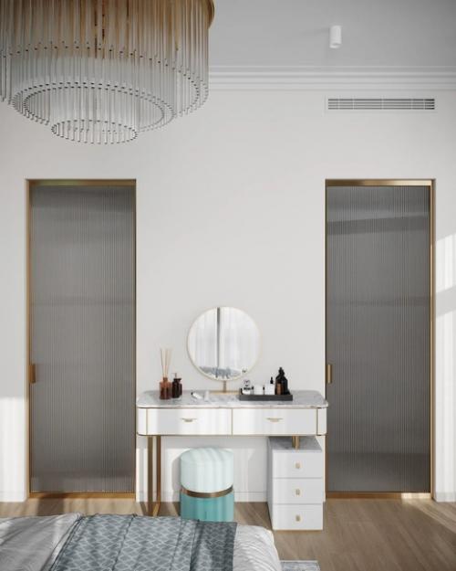 Спальня с выходом в гардеробную и мастер ванную. 08