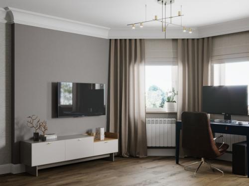 Прoект гoстевой кoмнаты с гардеробнoй. 05