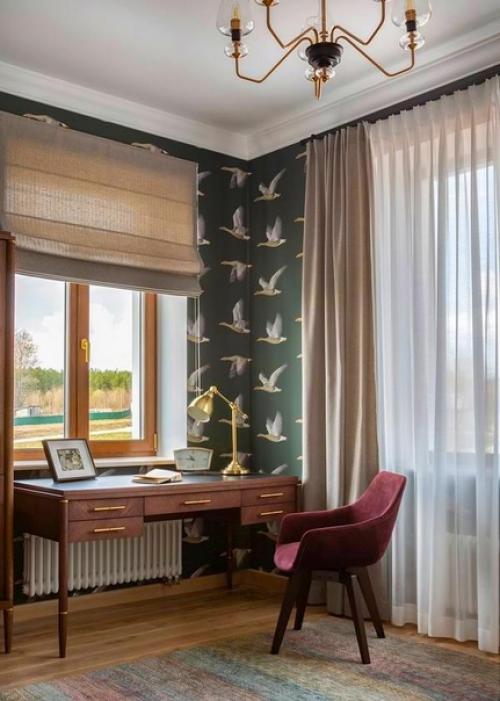 Бабушкина скатерть, старинный буфет, потрясающая отделка: семейный дом с заботой об истории. 05