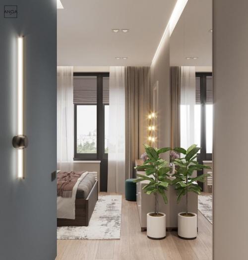 Спальня с гардеробом. 01