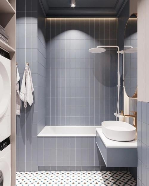 3 варианта цветового оформления ванной комнаты. 01