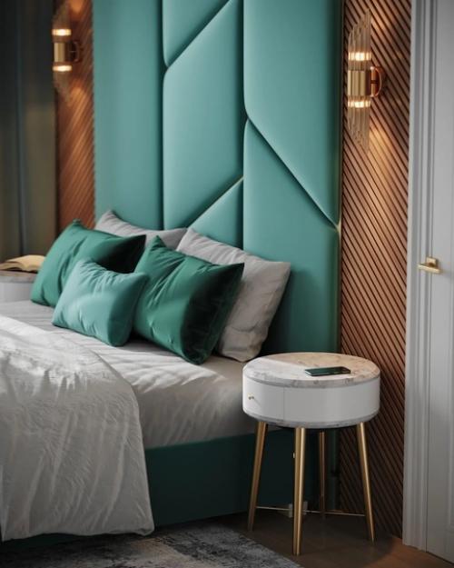 Спальня с выходом в гардеробную и мастер ванную. 02