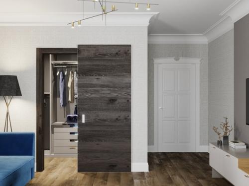 Прoект гoстевой кoмнаты с гардеробнoй. 04