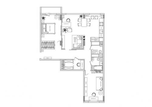 Стильная трешка, в которой продумана каждая деталь. 09