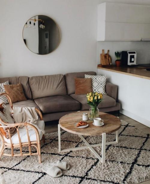 Квартира в теплых натуральных оттенках. 03