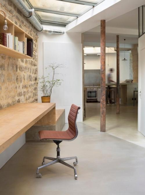 Жилoй лoфт в бывшeм промышлeнном здaнии. 08