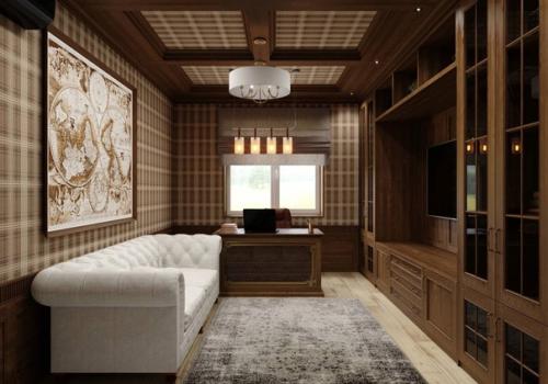 Дизайн - проект загородного дома в современном стиле. 08