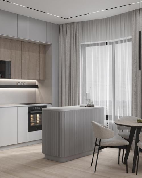 Особенная кухня - гостиная.