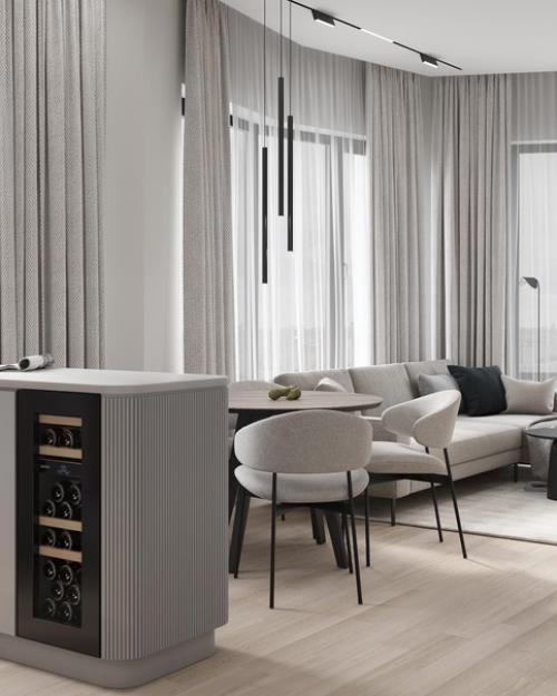 Особенная кухня - гостиная. 08