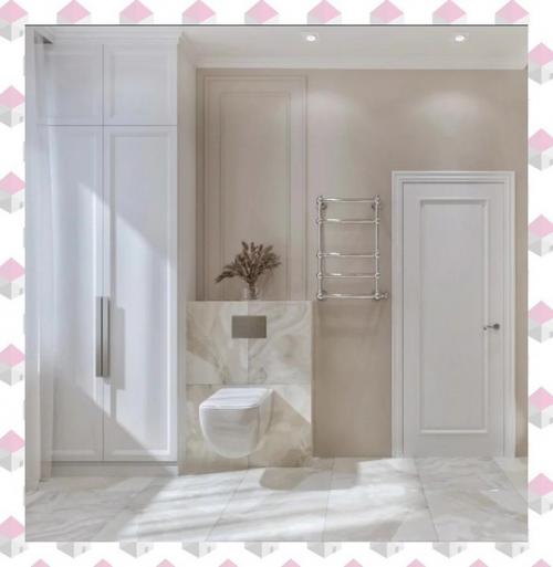 Ванная комната площадью 10 кв. 03