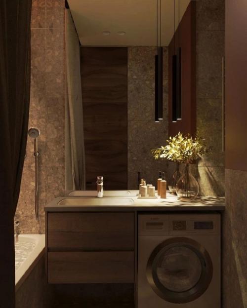 Яркая и сочная ванная комната. 03